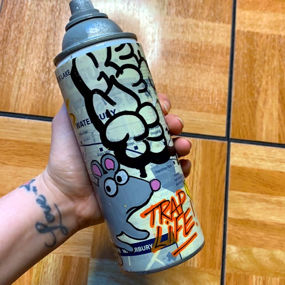 Donated Unique Spray Can Art from Waterbury CT - One of a Kind - Picture 1 of 7